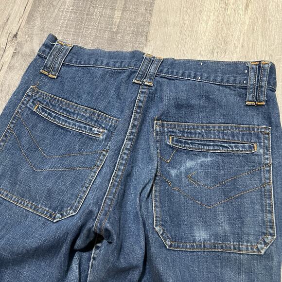 Vtg Big Smith Faded Western Denim Flare Bootcut Scoville Jeans 60s Buckaroo 30" - Picture 5 of 7